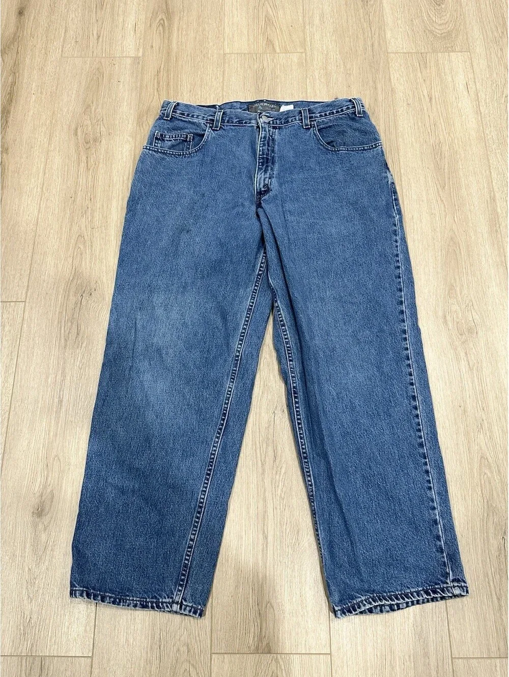 Vintage 90s Y2K Levi's Silvertab Baggy Loose Denim Jeans Men's Size 36x30.